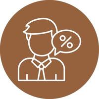 Tax advisor Icon Design Symbol vector