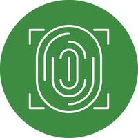 Biometric authentication Icon Design Symbol vector