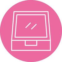 File Drawer Icon Design vector