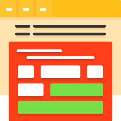 Ad copy Icon Design Symbol