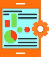 Real-time data Icon Design Symbol vector