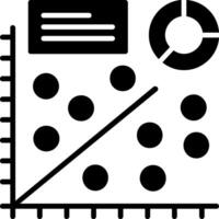 Scatter plot Icon Design Symbol vector