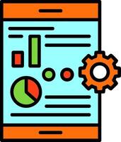Real-time data Icon Design Symbol vector