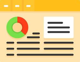 Web analytics Icon Design Symbol vector