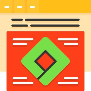 Attribution modeling Icon Design Symbol vector