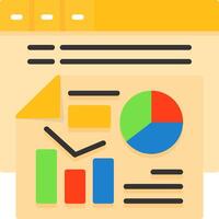 Data analysis Icon Design Symbol vector
