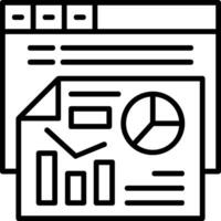 Data analysis Icon Design Symbol vector