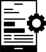 Mobile optimization Icon Design Symbol vector