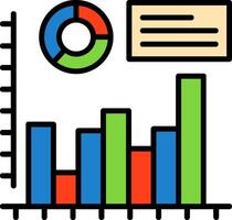 Histogram Icon Design Symbol vector