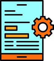 Mobile optimization Icon Design Symbol vector