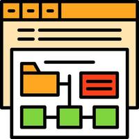 XML sitemap Icon Design Symbol vector