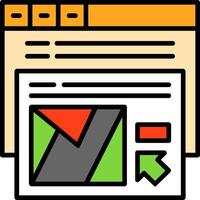 Conversion rate optimization Icon Design Symbol vector