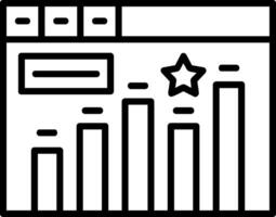 Paid advertising analytics Icon Design Symbol vector