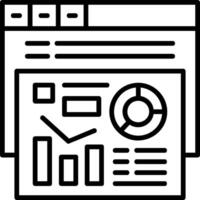 Metrics Icon Design Symbol vector