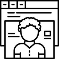 Unique visitors Icon Design Symbol vector
