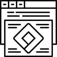 Attribution modeling Icon Design Symbol vector