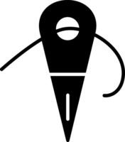 Needle and thread Icon Design vector
