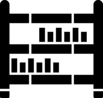 Bookshelf Icon Design vector