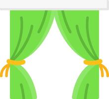 Curtains Icon Design vector