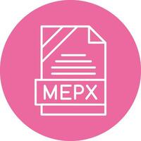 MEPX Icon Design vector