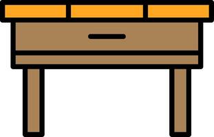 Table Icon Design vector