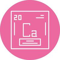 Calcium Icon Design vector