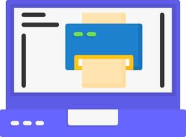 Printer Icon Design vector