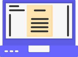 Document Icon Design vector