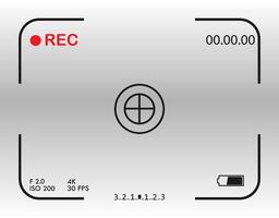 Camera frame viewfinder, icon. vector