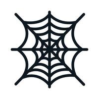 Spider web icon on white background vector