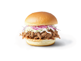 Pulled Pork Slider with Coleslaw Slow cooked pulled pork tangy coleslaw and pickled onions png
