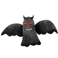 The little ghost floats with horns Ghost bat png