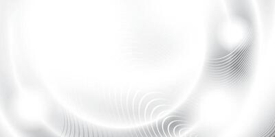Abstract white and gray color, modern design stripes background with wavy lines. illustration. vector