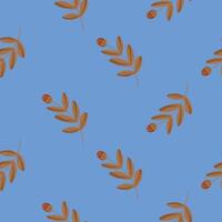 Leaf and Branch Seamless Design vector