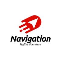 Navigation logo design vector