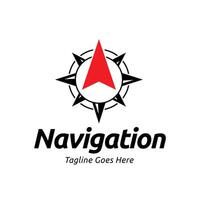 Navigation logo design template vector