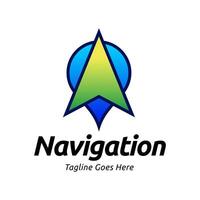 Navigation logo design template vector