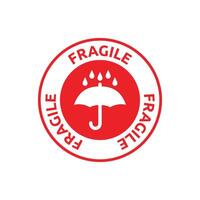 Fragile fragile logo vector