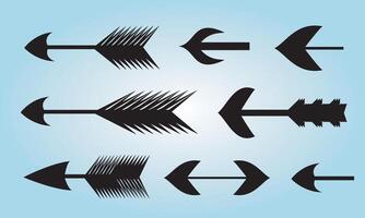 Arrow icon set.Collection different arrow signs. Black arrows icons. Different cursor arrow direction symbols in flat style. vector