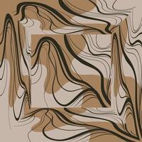 Organic Patterns in a Geometric Frame vector
