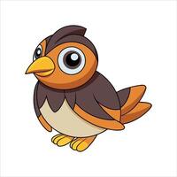A cute bobolink bird design illustration vector