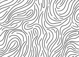 Seamless pattern from wavy doodle lines. Squiggle background. Hand drawn black scribble brush strokes and curved lines. sketch illustration vector