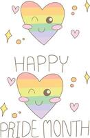 Happy pride month vector