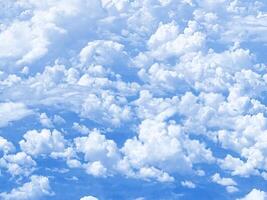blue sky high shape outdoor group of white clouds background in summer abstract gradient light beauty background. beautiful bright cloud and calm fresh wind air photo