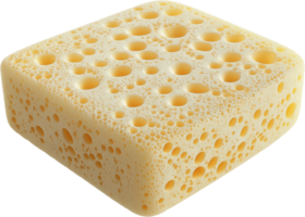 A cheese cube with holes on it png