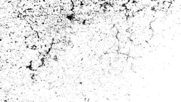 Black grainy texture isolated on white background with natural scratches and cracks. Distressed overlay textured. Grunge graininess design elements. illustration. vector