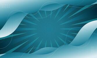 Modern border background of abstract fluid curved wavy vector