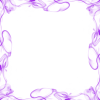 Abstract Purple Smoke Border png