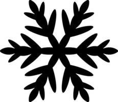 Snowflake icon Winter emblem Xmas design vector