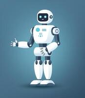 AI Robot Assistant, Artificial Intelligence vector
